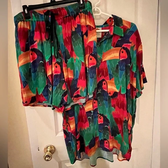 Farm Rio Unisex Co-ord Short Set - Picture 2 of 16